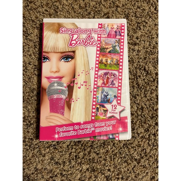 Sing Along with Barbie (DVD, 2010) 12 Songs Kids‎ Movie - Picture 1 of 2